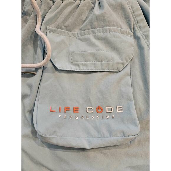 Life Code Shorts Men’s Large Taslan Utility Cargo Pocket Tech Wear - Picture 4 of 4